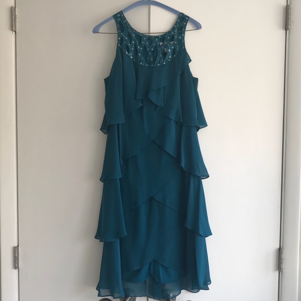 Teal dress